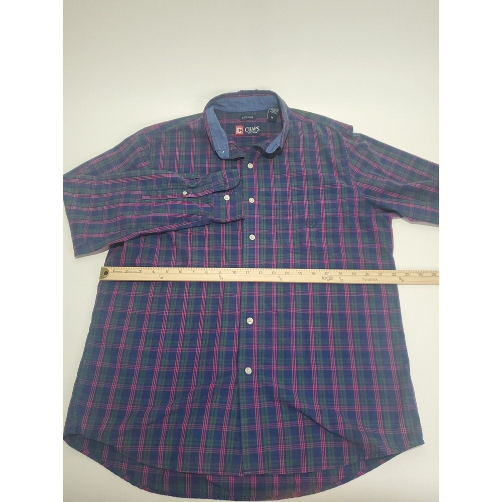 Chaps By Ralph Lauren Men's Long Sleeve Button Up Dress Shirt, Medium - Picture 3 of 8